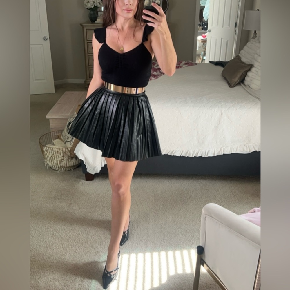 Express Black Sleeveless Bodysuit